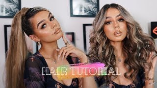 2 Hairstyles With Extensions (Easy) | Short Hair Tricks And Tutorials