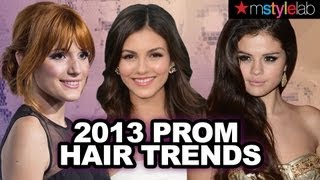 2013 Prom Hairstyle Trends - Selena Gomez, Victoria Justice, Lea Michele