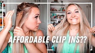 Amazon Hair Extensions You Need To Try // Affordable Lacer Clip In Hair Extensions Review
