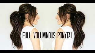 How-To: Big Voluminous Ponytail With Extensions
