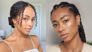 10+ Simple Everyday Natural Hairstyles For  Short, Medium And Long Hair | 2022 Compilation
