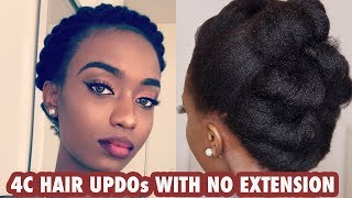 5 Elegant & Simple Natural 4C Hairstyles With No Extensions 2020