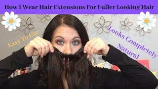 Hair Extensions - How To For Thin Hair