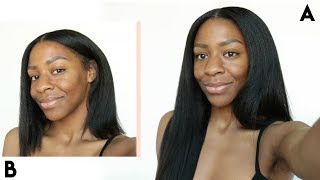 Clip In & Blend Hair Extensions W/ Short Fine Hair | T'Keyah B