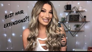 Zala Seamless Clip In Hair Extensions Review And Tutorial!