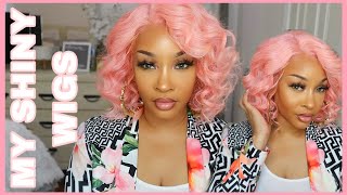 Watch Me Style This Pre-Colored Pink Bob Wig| Ft. Myshiny Wigs