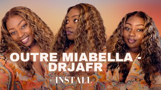 New! Outre Miabella Drjafr Hd Melted Hairline Review + Wig Install