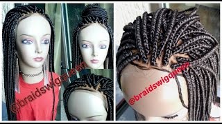 How To Make A Realistic Lace Closure Box Braid Wig( Detailed Talk Thru Tutorial)