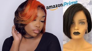 How I Colored My Pre Plucked Bob Wig From Amazon Prime !!! | Gamay Hair