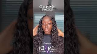 Water Wave 4X4 Lace Closure Wig Installed Ft Allove Hair