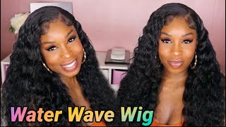 Start To Finish Flawless Wig Install | Water Wave Curly Wig - Long Wig W/Baby Hair - Tinashe Hair