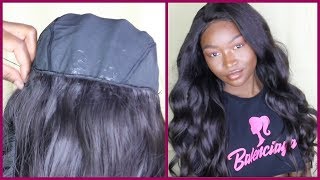 How To Make A Lace Closure Wig Using Body Wave Hair For Beignners!