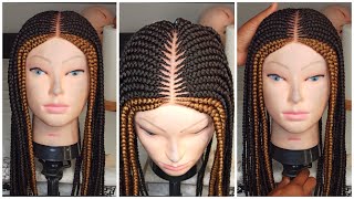 Diy: Cornrow Braided Wig Using X-Pression \ No Closure