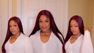  You Need This 99J Straight Wig! 5By5 Closure Easy Install!! Upretty Hair