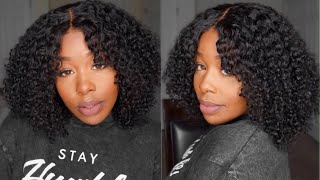 Soft Winter Curls! Affordable Layered Curly 360 Bob Wig Under $125 Ft Omgqueen Hair
