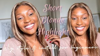 Gorgeous Straight Blonde Highlight Wig Ft Beauty Forever