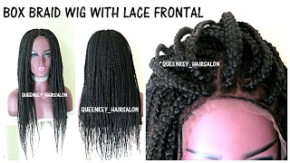 Diy || How To: Box Braid Wig W/ Lace Frontal || Detailed Step By Step Tutorial || Beginner Friendly