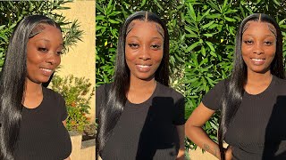 Straight Hd Lace Wig With Realistic Closure Installed And Reviewed Ft Mscoco Hair
