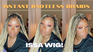 Knotless Box Braids On A Lace Wig The Most Realistic Braided Lace Frontal Ever! Ft. Lafrihair