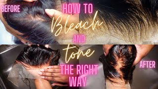Stop Using Purple Shampoo‼️How To Bleach And Tone Your Knots The Right Way Ft. Shining Girl Hair