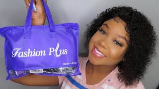 Curly Bob Lace Front Wig Install + Review | Fashion Plus | Amazon Hair