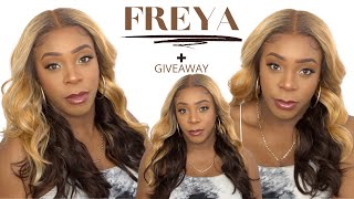 Outre Perfect Hairline Synthetic (13X6 Lace Frontal) Hd Lace Wig - Freya +Giveaway --/Wigtypes.Com