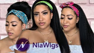 Kinky Straight Headband Wig!!   | Ft. Nia Wigs