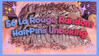  Unboxing 56 La Rouge Japan Random Hairpin And Card Sets