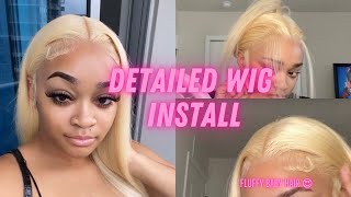 613 Frontal Wig Install + Fluffy Baby Hairs| Beginner Friendly