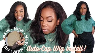 New  Diamond Lace Auto Cap Natural Yaki Straight Lace Front Wig Review Kie Rashon X Myqualityhair