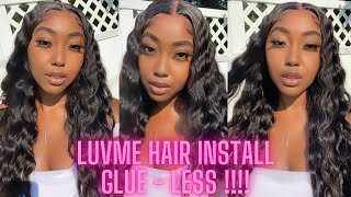 Easiest Lace Closure Wig Install Elastic Band Added! Ft. Luvme Hair