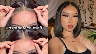 Easiest Glueless Wig Install I’Ve Ever Done Ft. Hairvivi