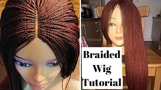 Braided Wig Tutorial (Beginner Friendly) | How To Make A Million Braided Wig Without Closure