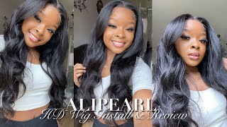 Best Alipearl 13*4 Hd Lace Body Wave Wig Install & Reviewft Alipearlhair