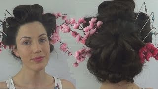 Edwardian Style Hair Gaijin Geisha Evelyn Nesbit Inspired Tutorial