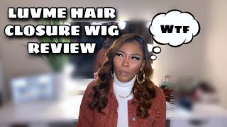 Best Closure Wig Ever ! Luvme Hair Review | Chestnut Brown 4X4 Glueless Lace Closure Wig