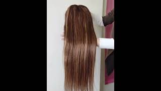 Pre-Highlighted Frontal Wig Install |4#27 28 Inch Eullair Hair