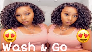 Most Natural Wash And Go Vibes  Summer Approved 5X5 Lace Closure Wig ~ Eayon Hair