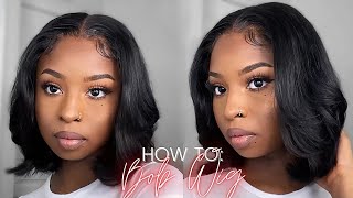 Wig Style—How To Put On A 4X4 Bob Closure Wig | Mslynn Closure Wig Sale