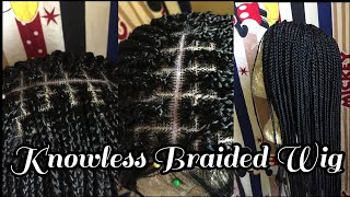 How To Do : Knotless Braided Wig On A Lace Closure Diy | By Kasi Makeover