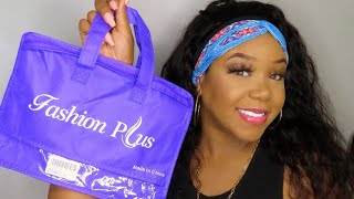 Human Hair Headband Wig Under $100 ! Free Gifts   | Install + Review | Fashion Plus Amazon Store