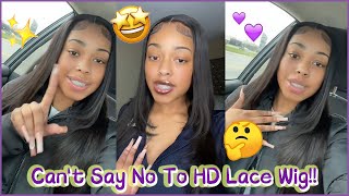Never Miss It‍♀️ Super Invisible Hd Lace Wig Tutorial #Elfinhair Review, Offer 100% Human Hair Wig