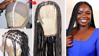 Diy Crochet Knotless Full Lace Braided Wig - How To Diy A Braided Wig