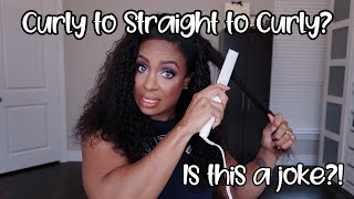 Luvme Hair Wig Review - Curly To Straight To Curly?!