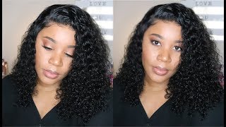 Under $100 Curly Bob Lace Frontal Wig | Hj Weave Beauty