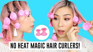 No Heat Magic Silicone Hair Curlers - Tina Tries It