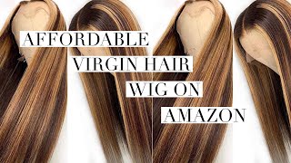 Affordable Virgin Hair Wig On Amazon !!