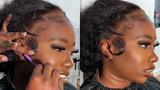 “Must Have” Hd Clear Crystal Lace Frontal For Beginners | Baby Hairs | Atina Hair | Kathy Odisse