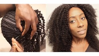 How To Install Lace Frontal Closure On Braided Wig Cap + Wig Sale!| Beautycutright
