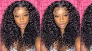 Best Affordable Wet & Wavy Curly Wig | Realistic Lace Front Hairline | Luvme Hair